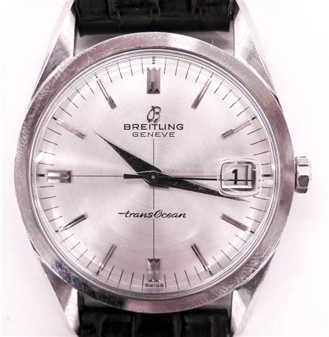 breitling transocean leather band|breitling transocean vintage.